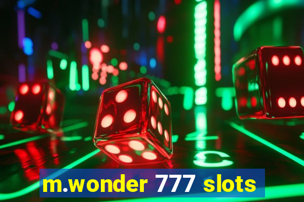 m.wonder 777 slots